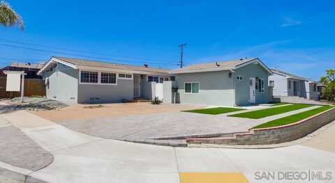 5493 Gala Ave., San Diego, CA 92120