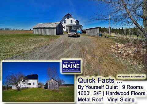 474 Ingraham Road, Littleton, ME 04730