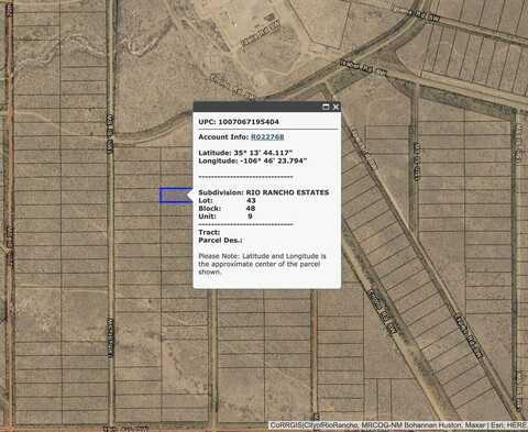 1717 18TH Street SW, Rio Rancho, NM 87124