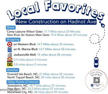 502 Hadnot Avenue, Maysville, NC 28555