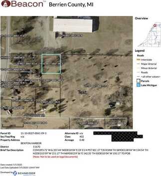 o Riverside Rd Road, Benton Harbor, MI 49022