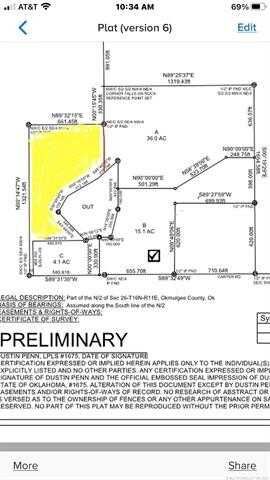 Carter Road, Mounds, OK 74047