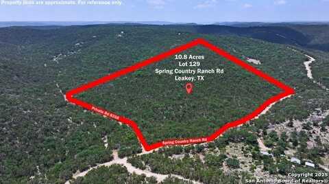 Lot 129 Spring Country Ranch Rd, Leakey, TX 78873