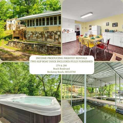 274 & 286 Beach Boulevard, Rockaway Beach, MO 65740
