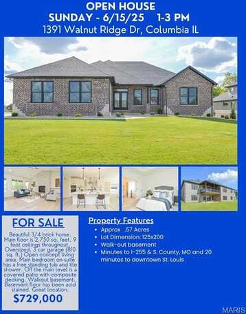 1391 Walnut Ridge Drive, Columbia, IL 62236