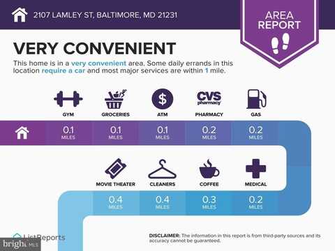 2107 E LAMLEY STREET, BALTIMORE, MD 21231