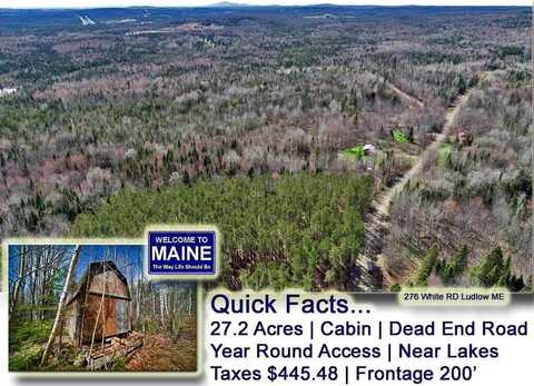 276 White Road, Ludlow, ME 04730