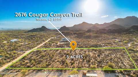 2676 W Cougar Canyon Trail, Tucson, AZ 85755