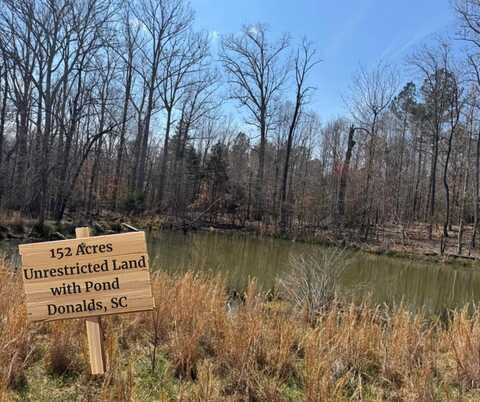 152 Acre Stone Gate Road (Unrestricted), Donalds, SC 29638