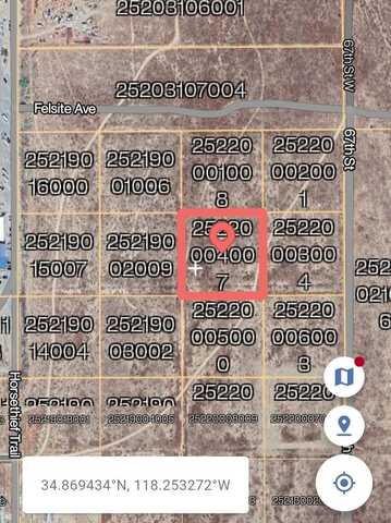 Vacant Land Apn 252-200-04-00-7, Rosamond, CA 93560