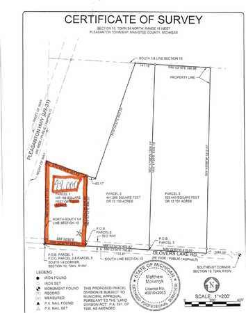 V/L E Glovers Lake Road, Bear Lake, MI 49614