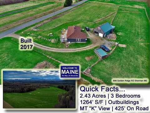 899 Golden Ridge Road, Sherman, ME 04476