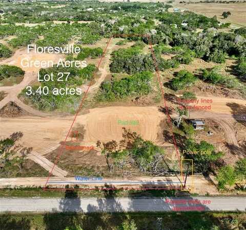 Lot 27 CR 124, Floresville, TX 78114