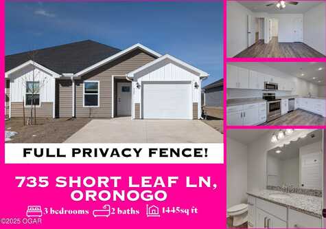 735 Short Leaf Lane, Oronogo, MO 64855