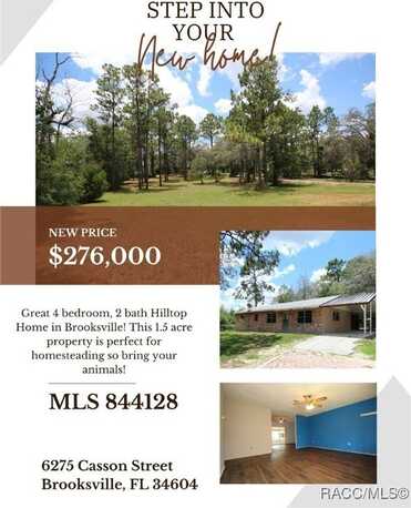 6275 Casson Street, Brooksville, FL 34604