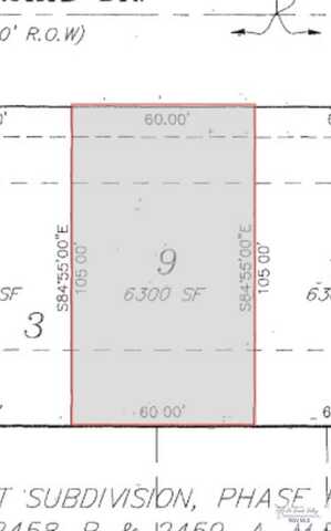 LOT 9 BLK 3 ORCHID DR., LOS FRESNOS, TX 78566