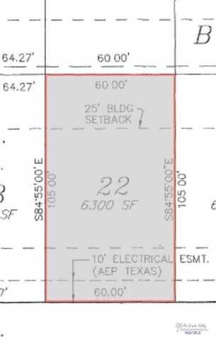 LOT 22 BLK 3 ORCHID DR., LOS FRESNOS, TX 78566