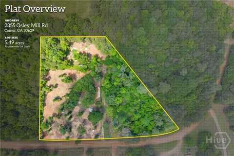 2355 OSLEY MILL Road, Comer, GA 30629