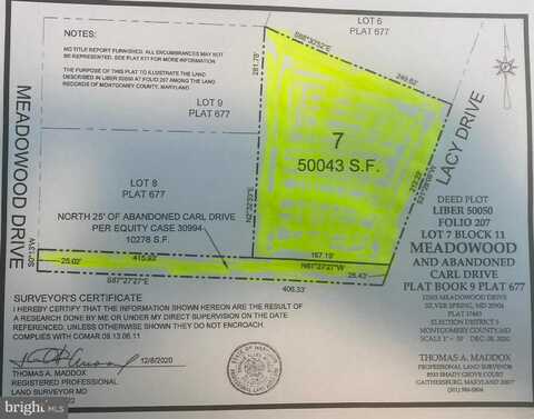 12503 MEADOWOOD DRIVE, SILVER SPRING, MD 20904