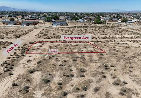 Corner Of 86th St & Evergreen Ave, California City, CA 93505