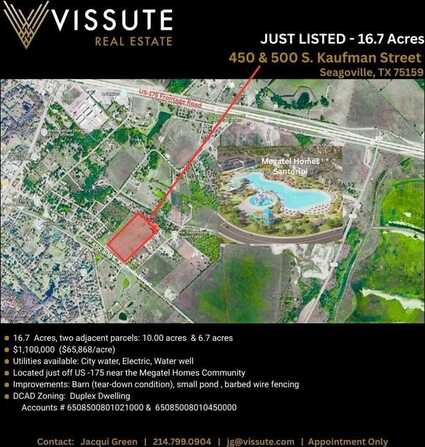 450 & 500 S Kaufman Street, Seagoville, TX 75159