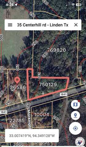 TBD CENTERHILL RD, Linden, TX 75563