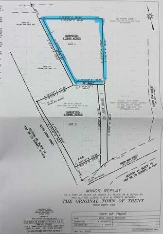 Tbd Lot 1 S Cedar, Trent, TX 79561