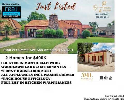 2150 W Summit Avenue, San Antonio, TX 78201
