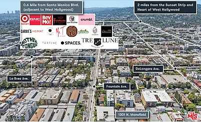 Fountain Ave. And Mansfield Ave, Los Angeles, CA 90028