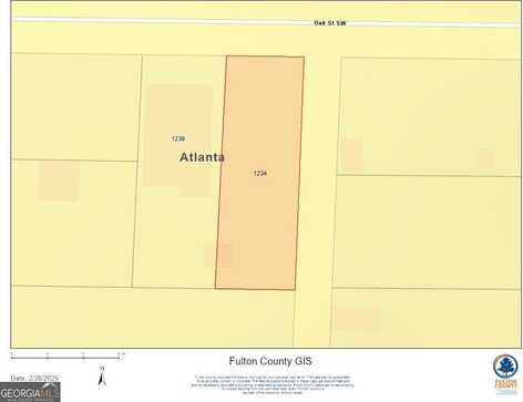 1234 Oak, Atlanta, GA 30310