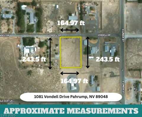 1081 Vondell Drive, Pahrump, NV 89048