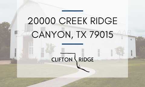 20000 CREEK RIDGE, Canyon, TX 79015