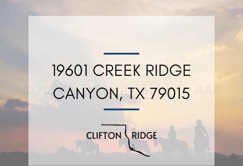 19601 CREEK RIDGE, Canyon, TX 79015