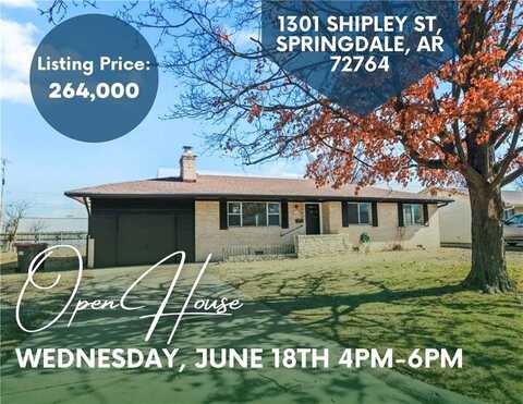 1301 Shipley ST, Springdale, AR 72764