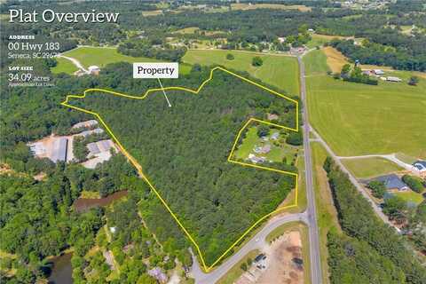 00 (Corner) Hwy 183 / Keowee School Road, Seneca, SC 29672