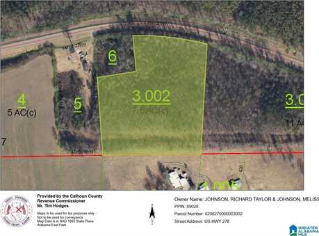 7.5 Acres US HIGHWAY 278, PIEDMONT, AL 36272
