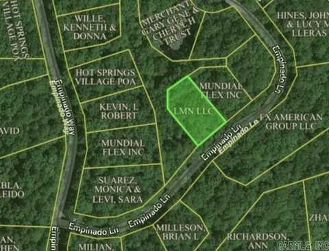 Lot 1 Empinado Lane, Hot Springs Village, AR 71909