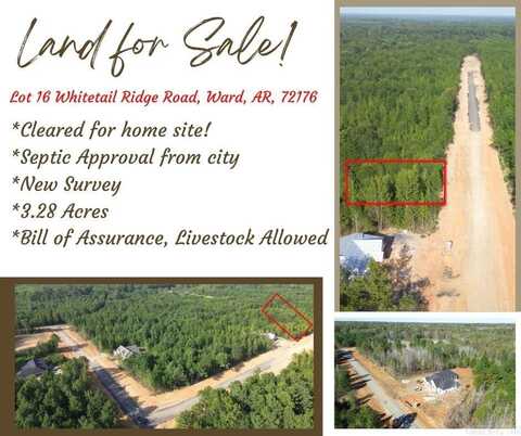 Lot 16 Whitetail Ridge Road, Ward, AR 72176