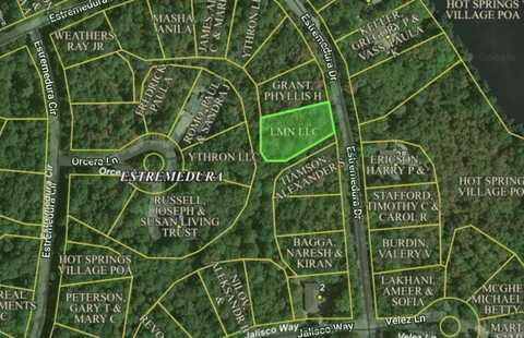 Lot 14 estremendura Drive, Hot Springs Village, AR 71909