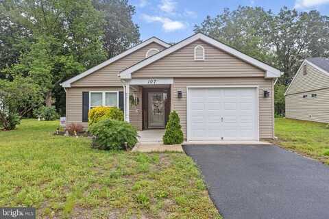 107 BUCKINGHAM DRIVE, SOUTHAMPTON, NJ 08088