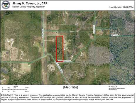 NE 210TH ST RD, FORT MC COY, FL 32134