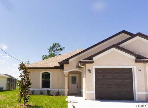 59 FANSHAWE LANE, PALM COAST, FL 32137