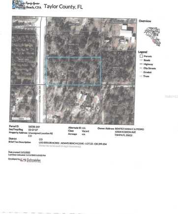 00 E ROYAL OAK DRIVE COVE, PERRY, FL 32348