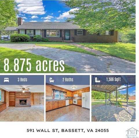 591 Wall Street, Bassett, VA 24055