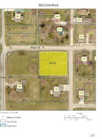 Lots 50,51,52 W Plum Street, Frankton, IN 46044