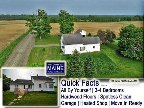 121 Jones Road, Monticello, ME 04760