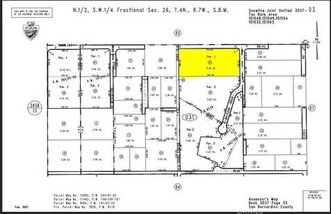 0 Snowline Parcel #3037-031-01 Drive, Pinon Hills, CA 92372