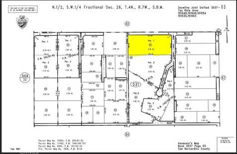 0 Snowline Parcel #3037-031-01 Drive, Pinon Hills, CA 92372