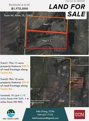 Tbd Taylor Road, Howe, TX 75459