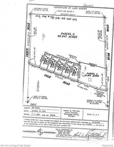 Lot "E" Cole Rd E Cole Road, Bancroft, MI 48414